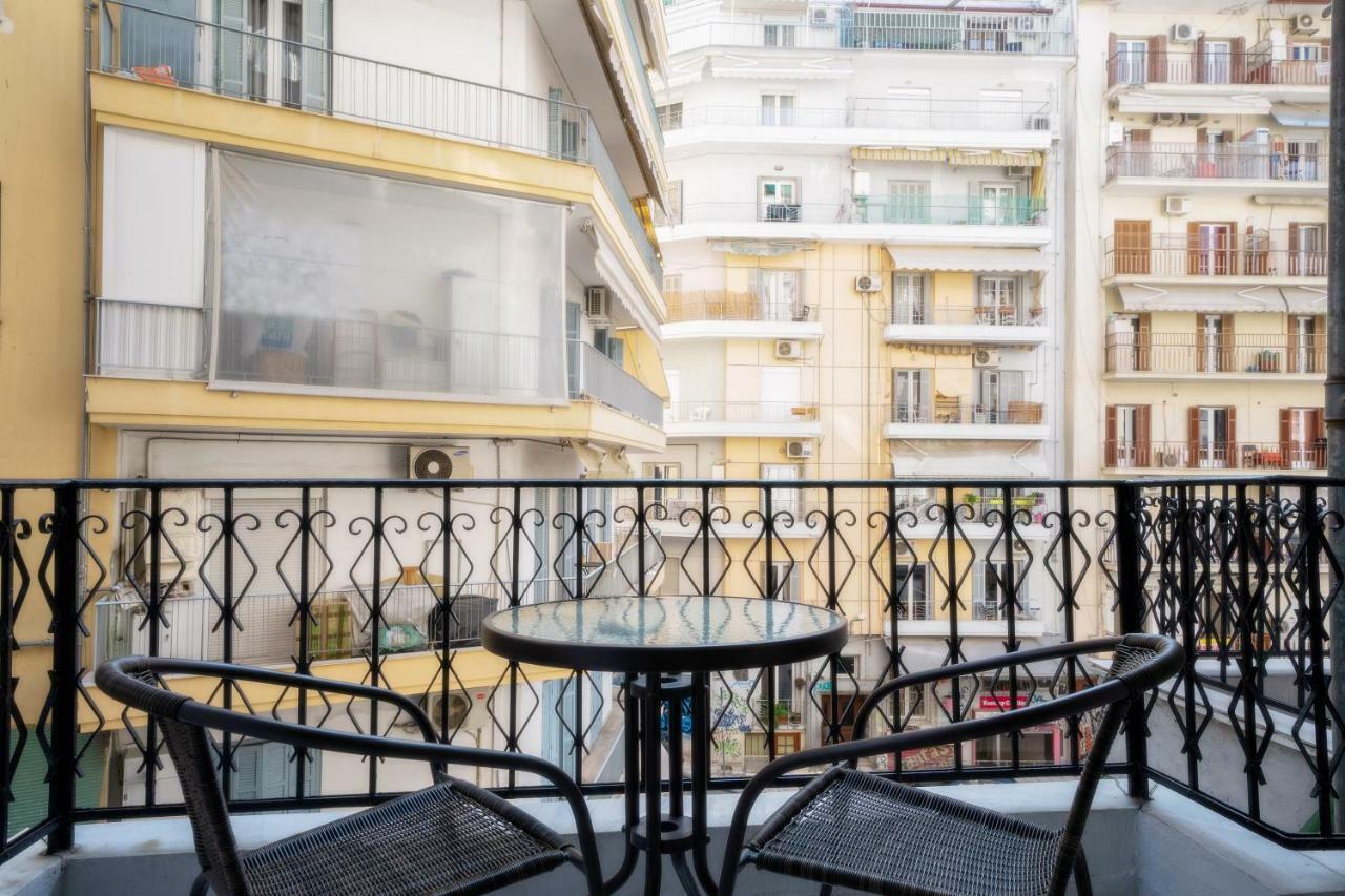 Ferienwohnung Acropolis Deluxe Apt. Thessaloniki Exterior foto